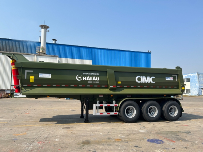 MÓC BEN CIMC 23.5 KHỐI THÙNG U (VÁT) NHẬP KHẨU