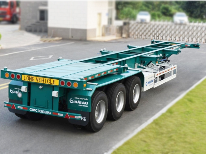 MÓC XƯƠNG CIMC 40 FEET 12 GÙ LỐP 12R22.5 NĂM 2025