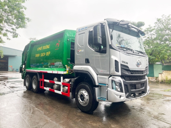 XE 3 CHÂN CHENGLONG H5 ÉP RÁC 22 KHỐI ĐỜI 2025