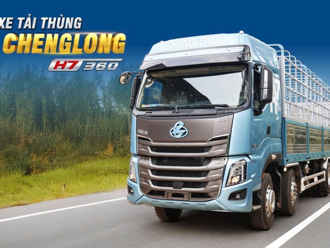 XE TẢI 5 CHÂN CHENGLONG H7 360Hp THÙNG MUI BẠT ĐỜI 2026
