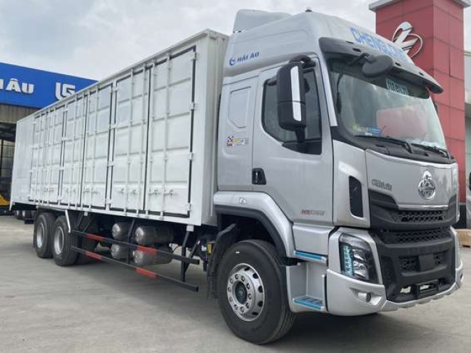 XE TẢI CHENGLONG 3 CHÂN (H5 CẦU LẾT) THÙNG KÍN CONT 3 CỬA